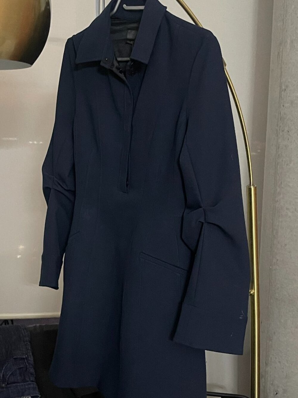 NWT ZARA SIZE S (2-4 US Sizing) SCUBA MINI DRESS - Picture 4 of 4